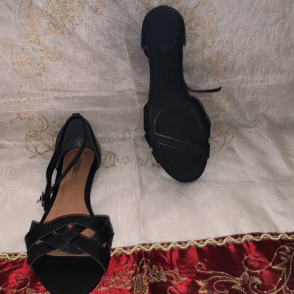 Andrea ankle strap flats
